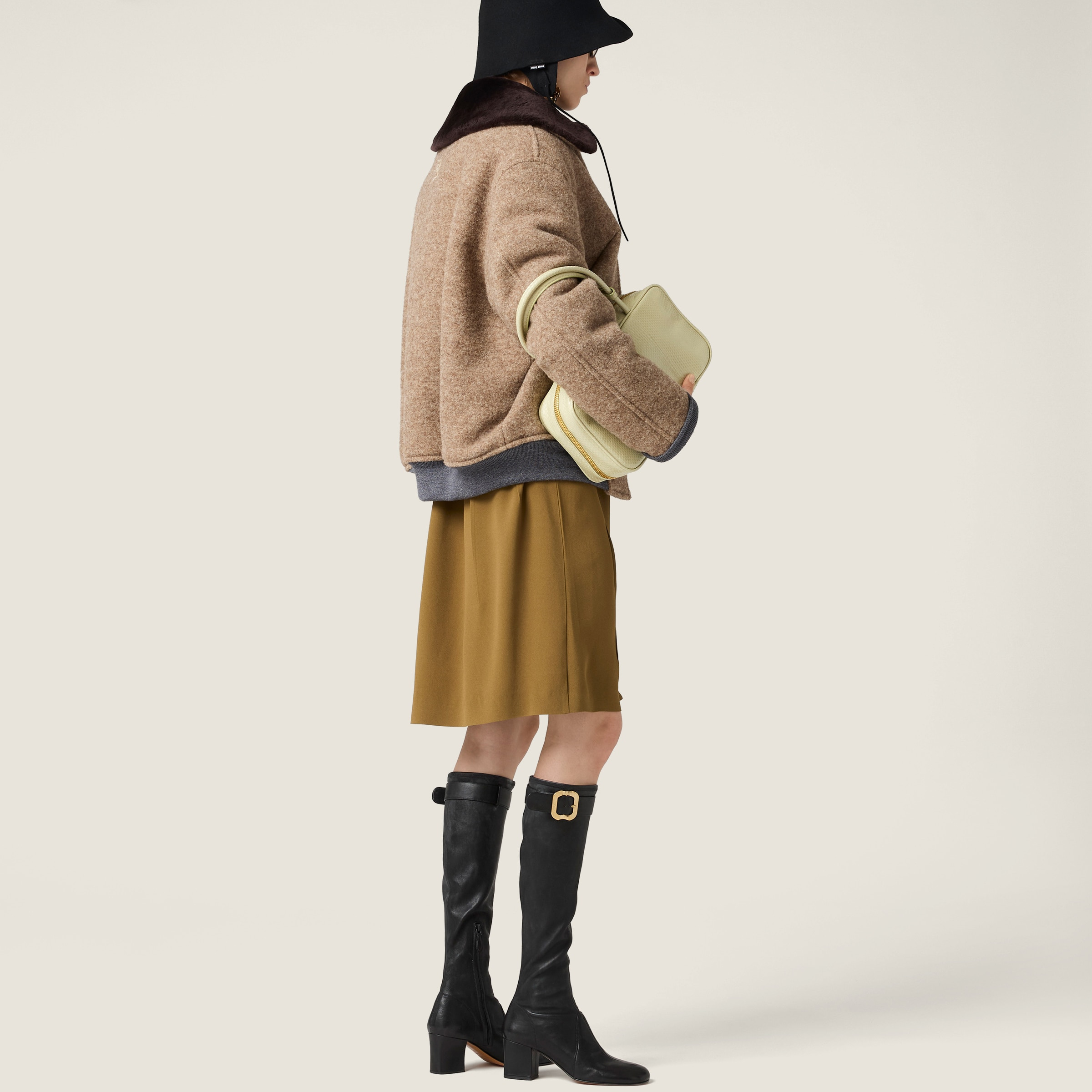 Nappa leather boots with buckle - 5