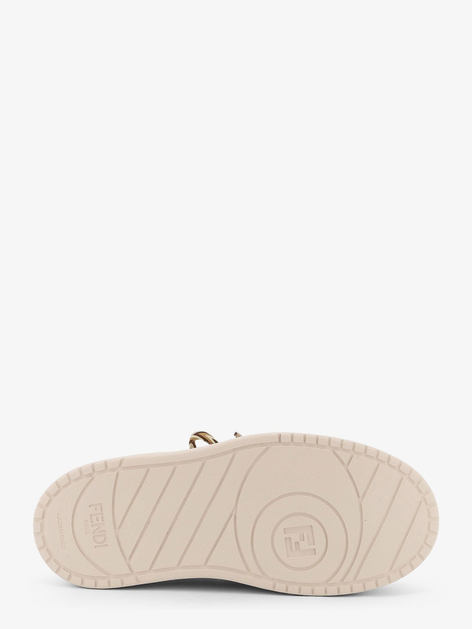 Fendi Fendi Match Leather Platform Sneakers With Charms - 4