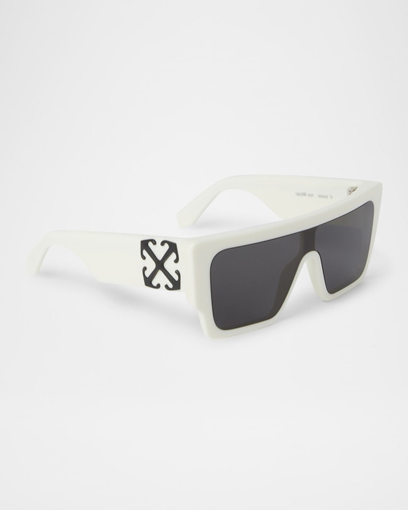Off-White Men's Marion Acetate Shield Sunglasses outlook