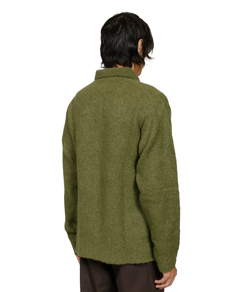 Rasmus Relaxed Brushed Polo Ivy Green 3