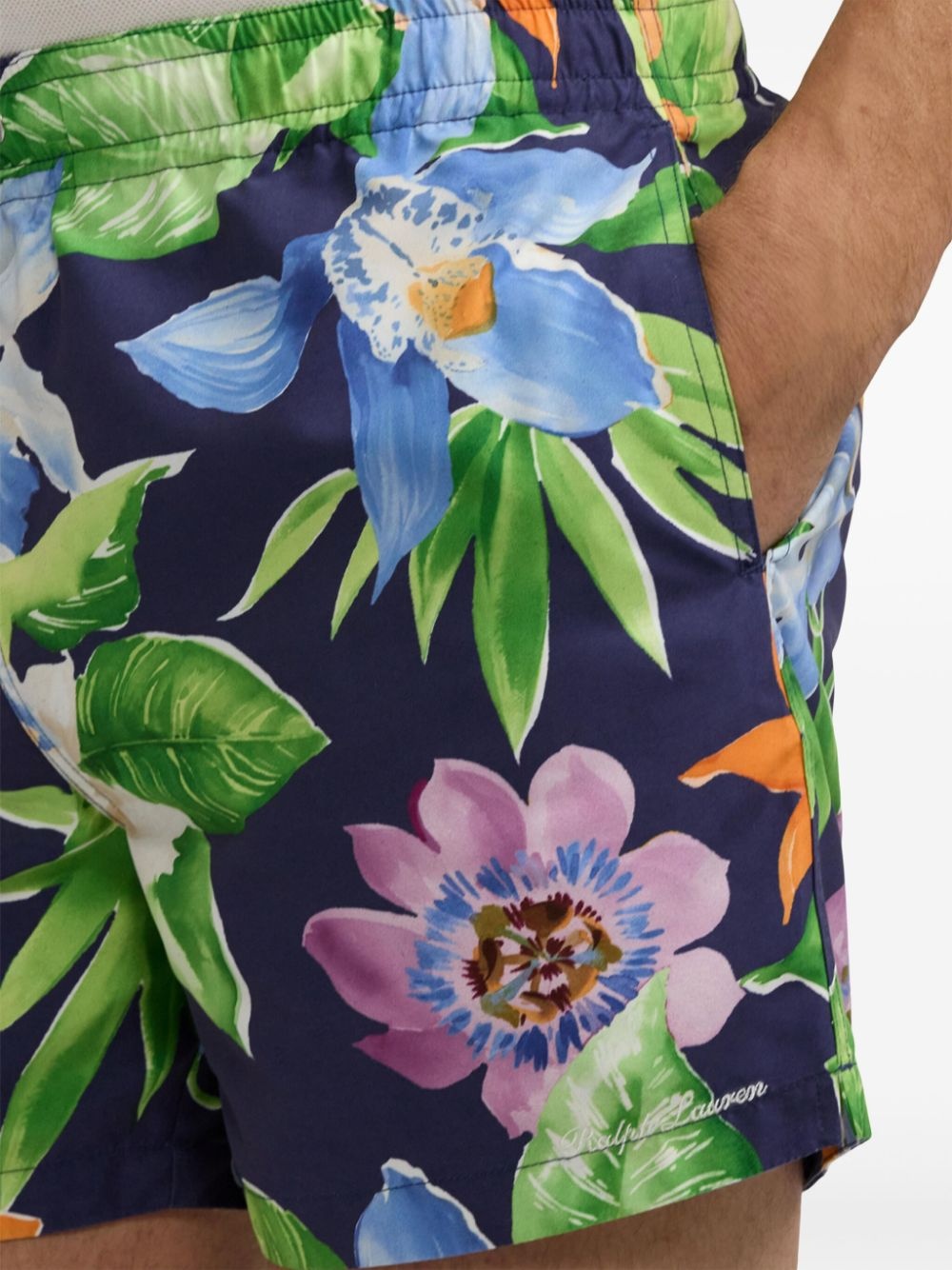floral-print swim shorts - 6