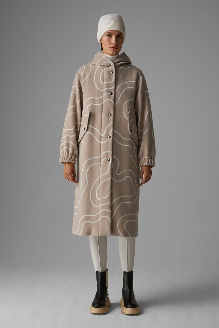 Janna Wool coat in Light beige - 2