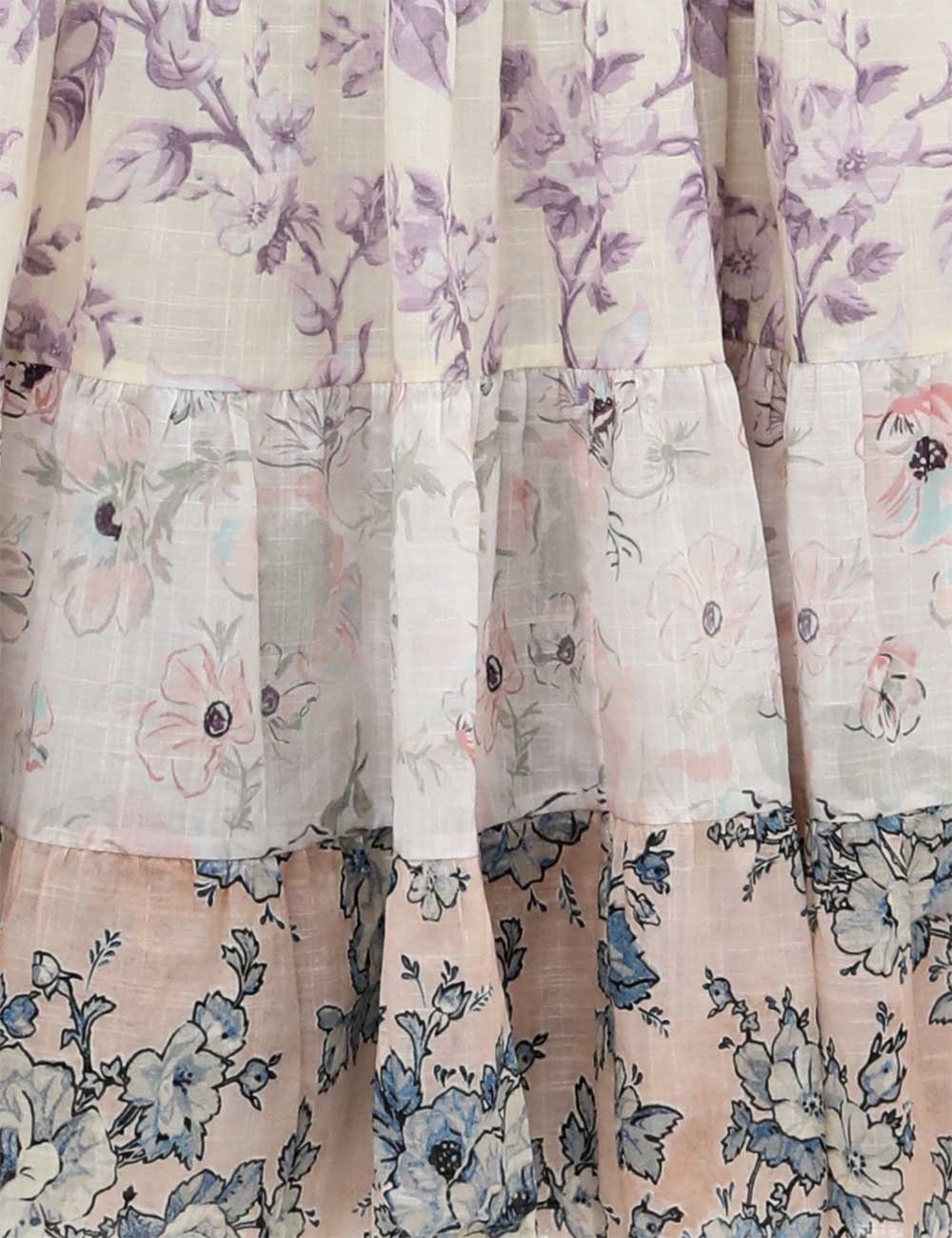 HALLIDAY TIERED MIDI DRESS - 6