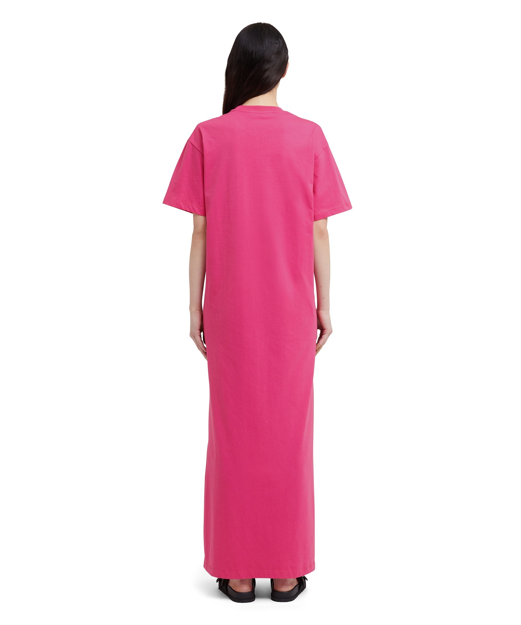 Long T-Shirt dress with logo - 3