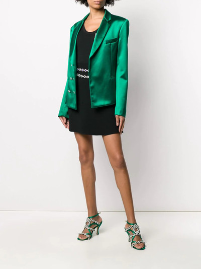 Christopher Kane chain-belt mini skirt outlook