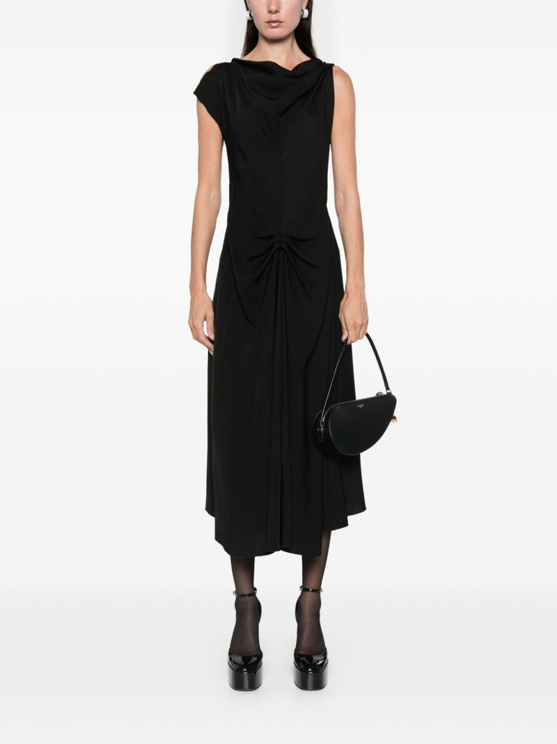 Victoria Beckham draped midi dress outlook