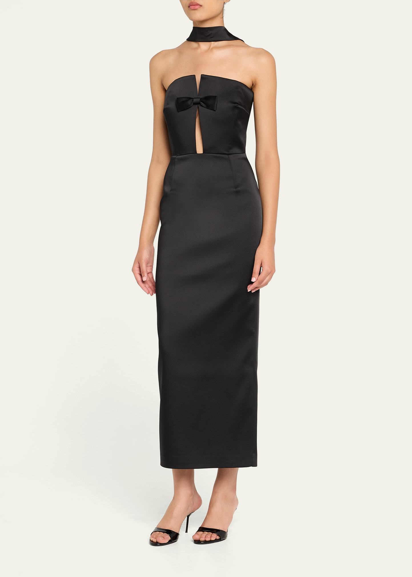 Holly Strapless Bow Gown - 4