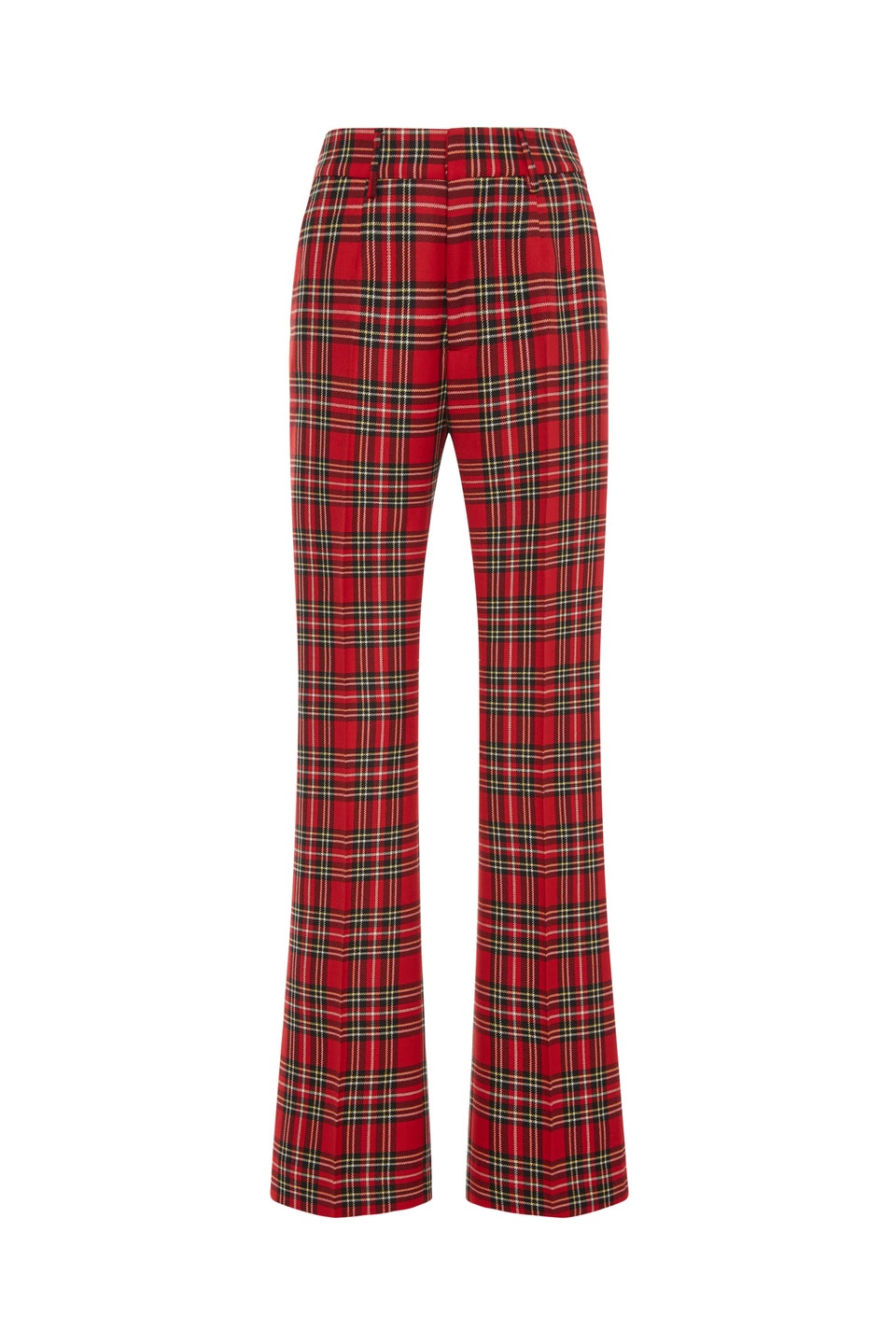 TARTAN WOOL TROUSERS - 1