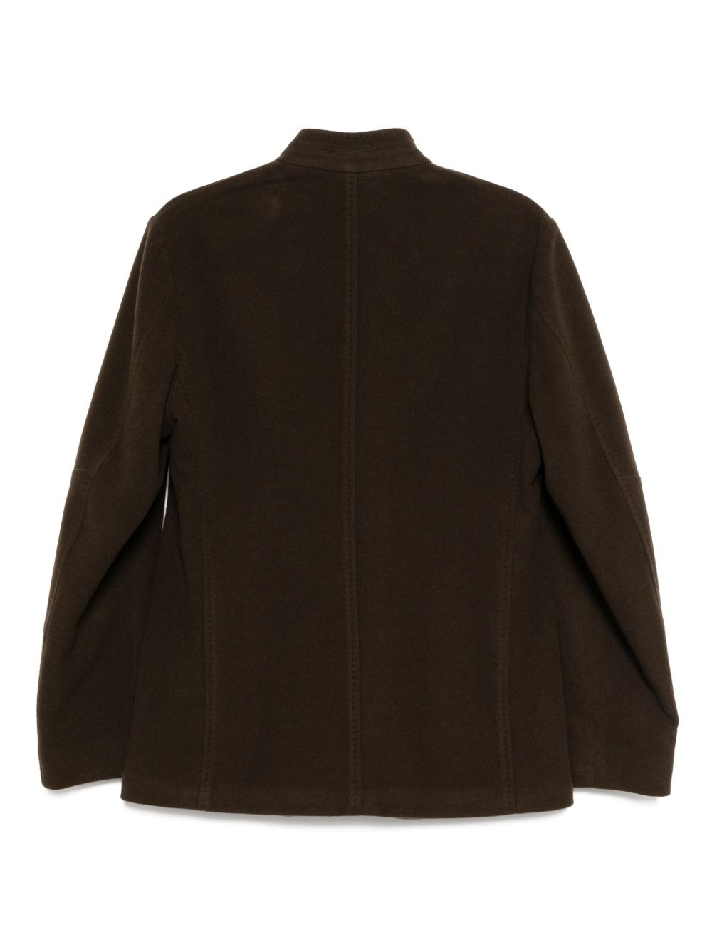 wool single-breasted jacket - 2