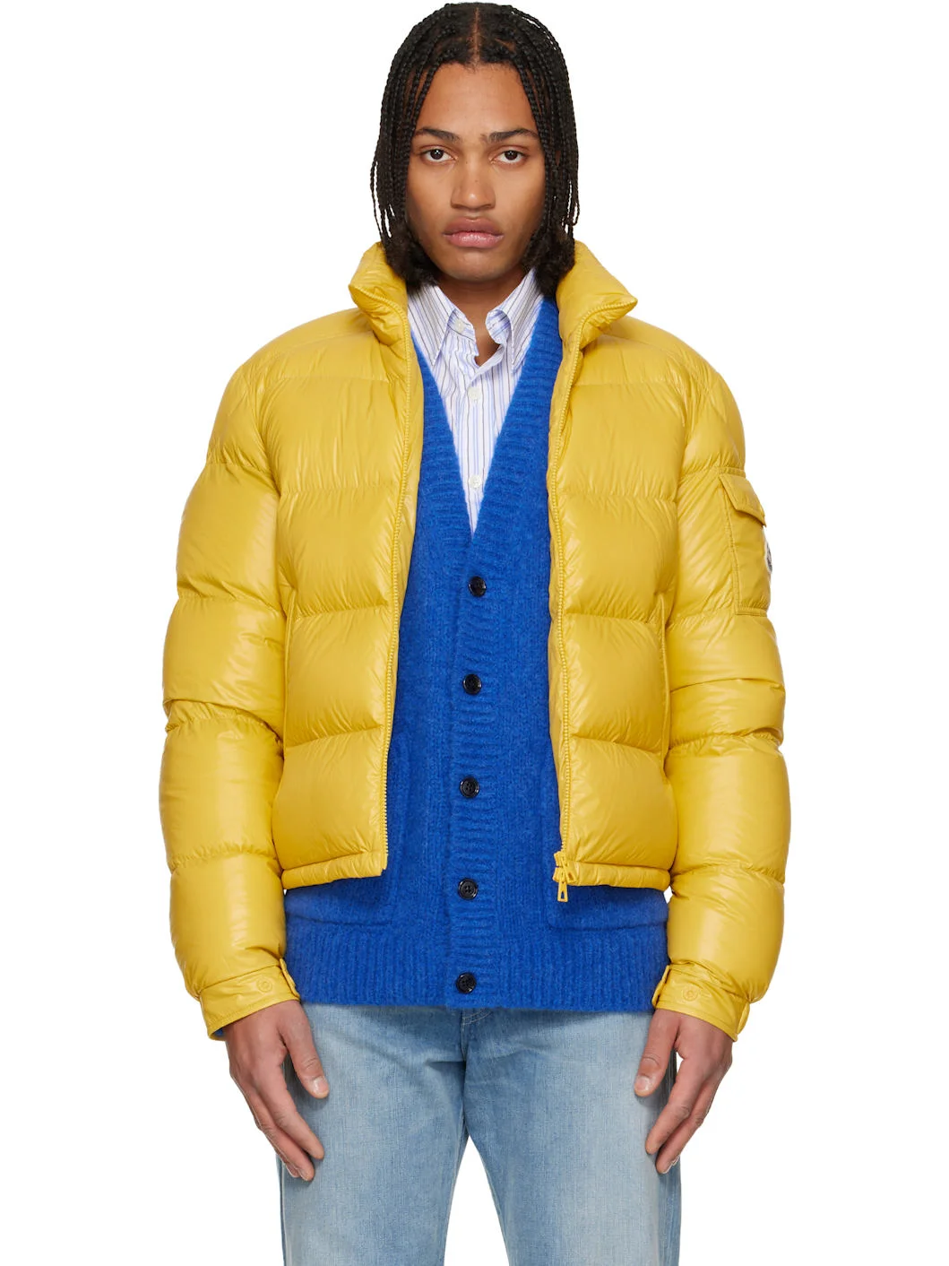 Yellow Levitha Short Down Jacket - 1
