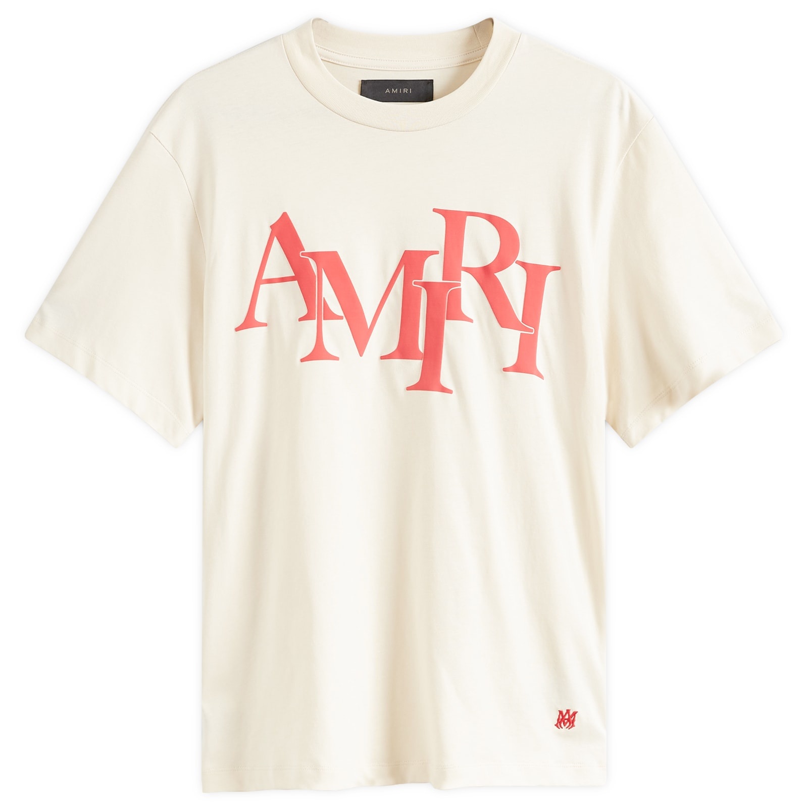 AMIRI AMIRI Staggered Logo T-Shirt | endclothing | REVERSIBLE