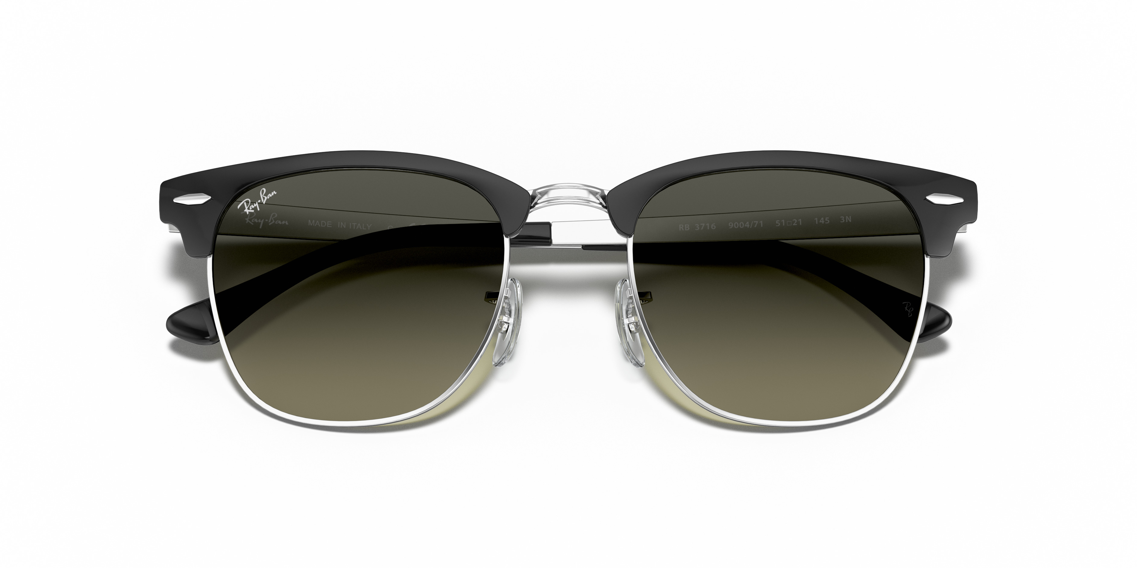 RB3716 Clubmaster Metal - 5