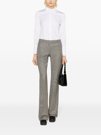 Alexander McQueen flared puppytooth-wool trousers outlook