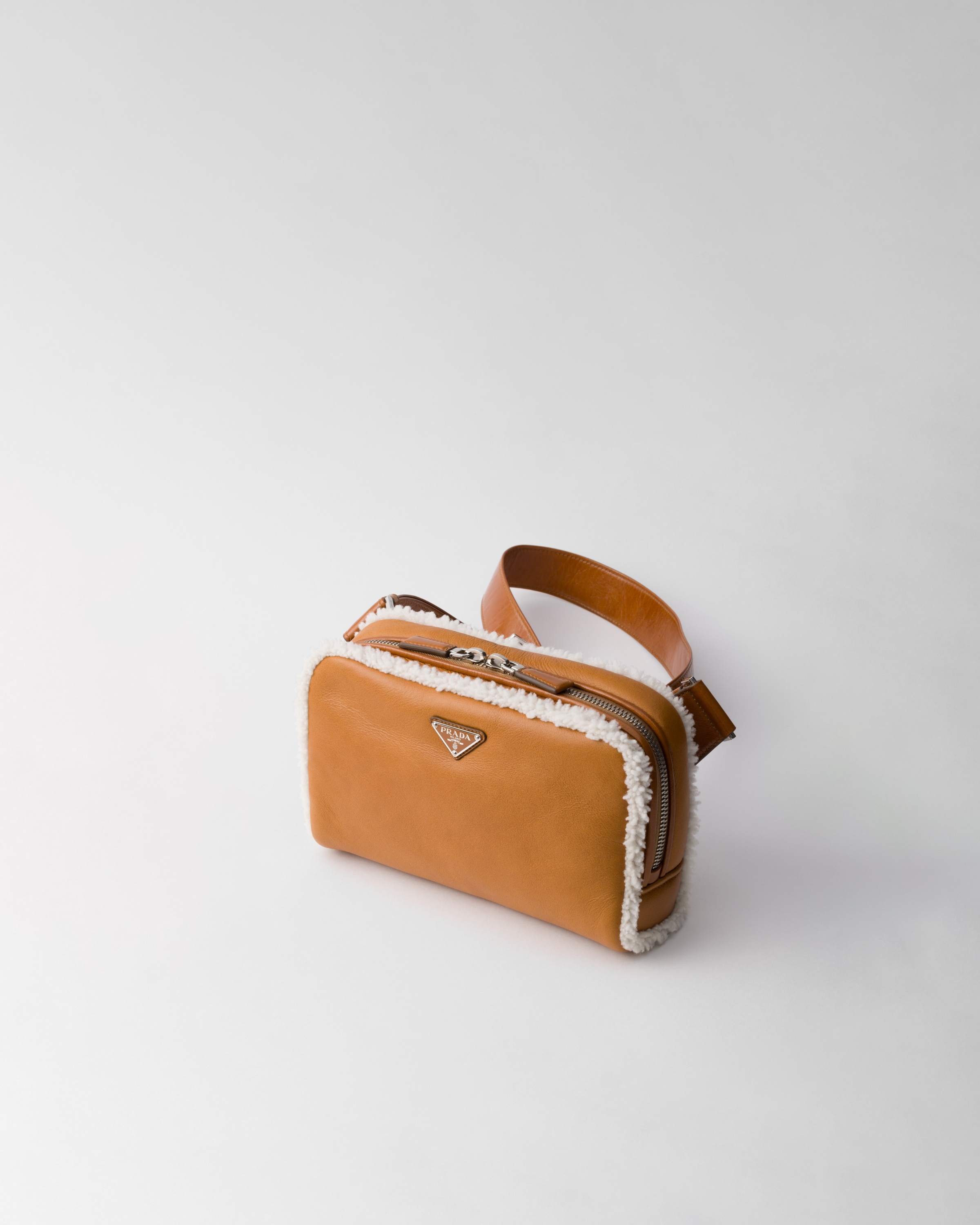 Shearling shoulder bag - 3
