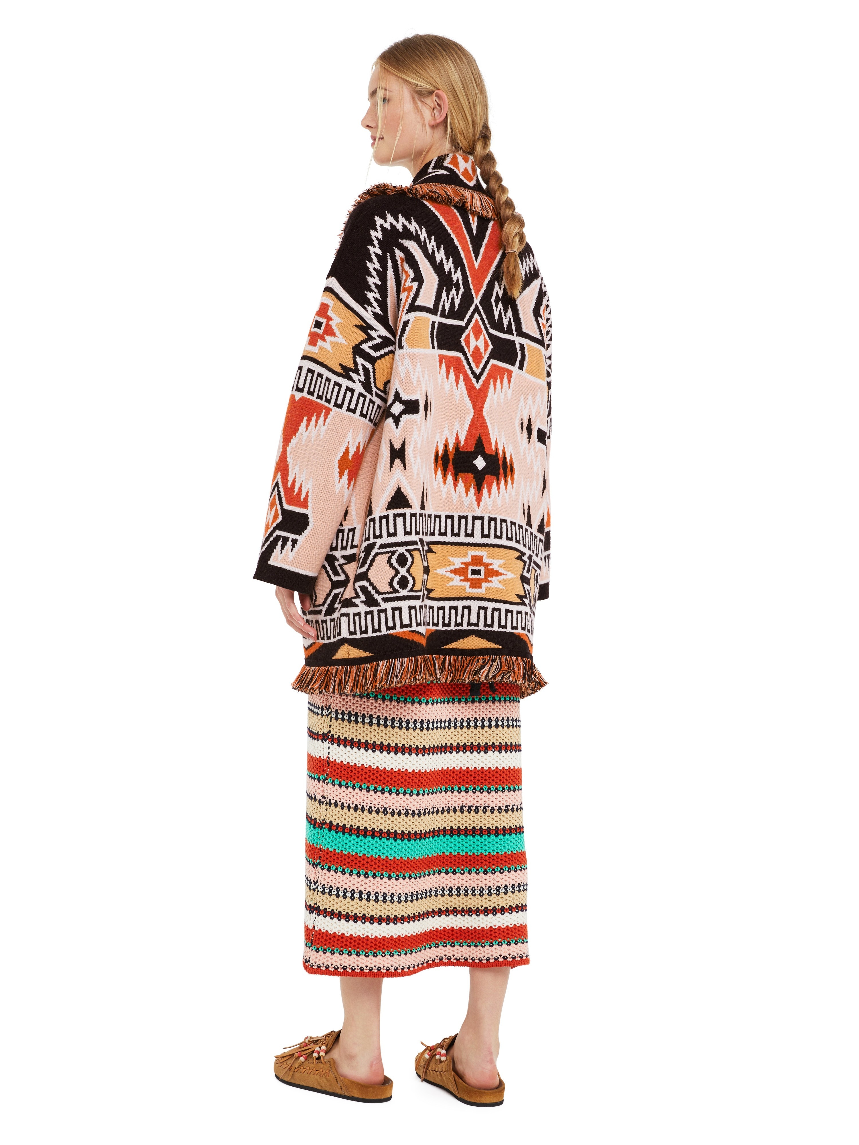 Geometric Roots Cardigan - 2