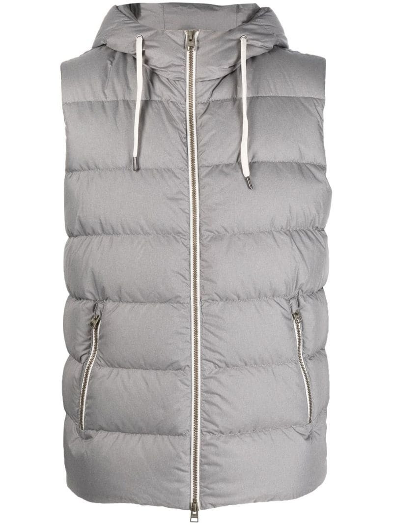 padded sleeveless gilet 1