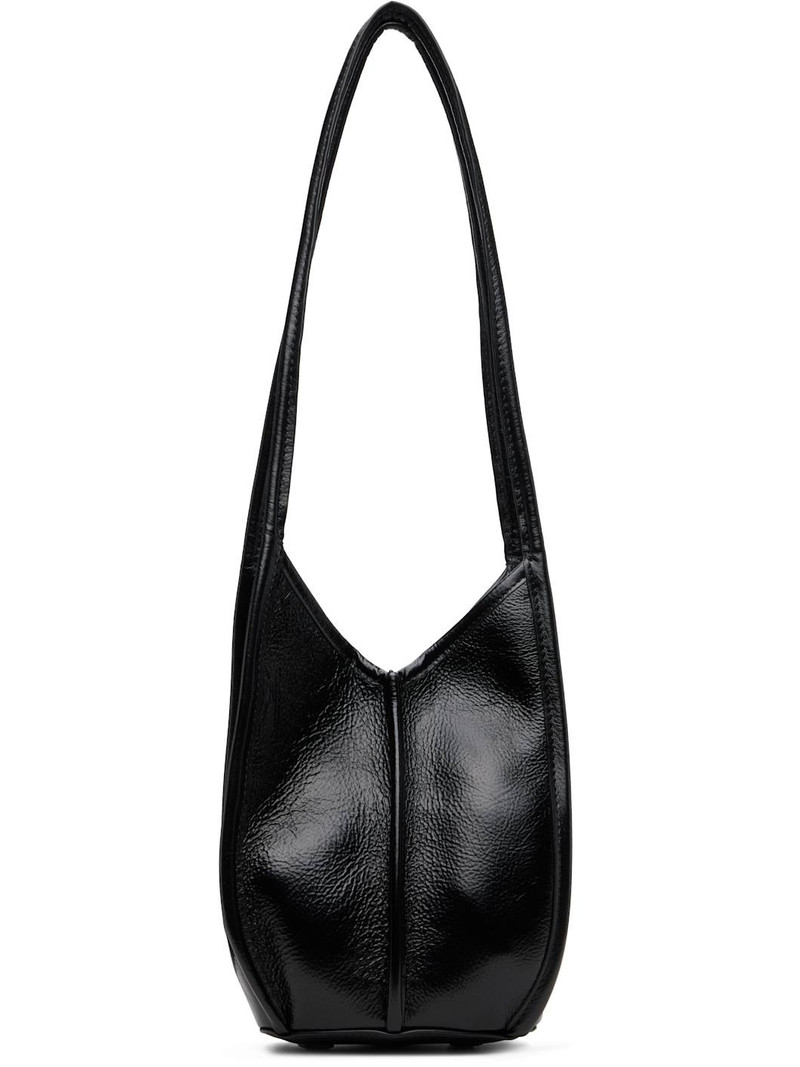 Black Calella Bucket Leather Bag 1
