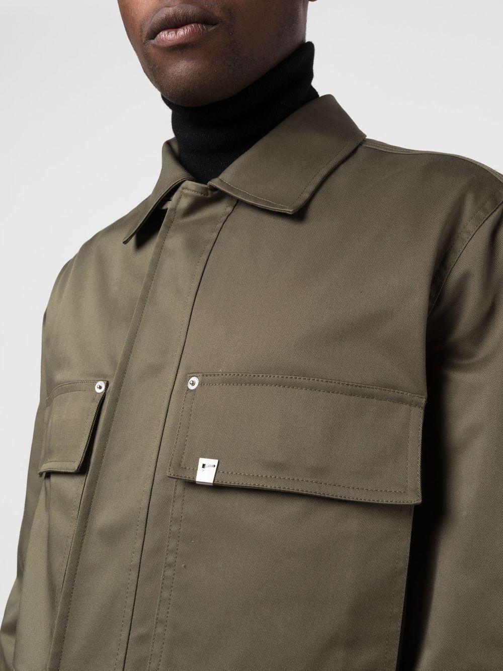 long-sleeved military shirt - 5