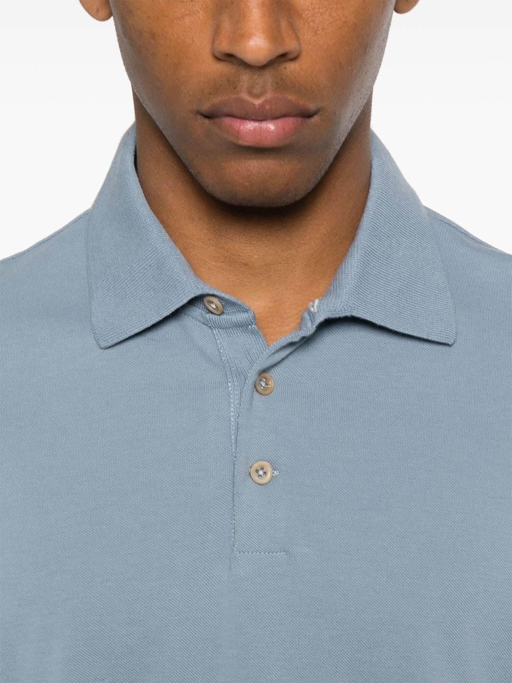 cotton polo shirt - 4