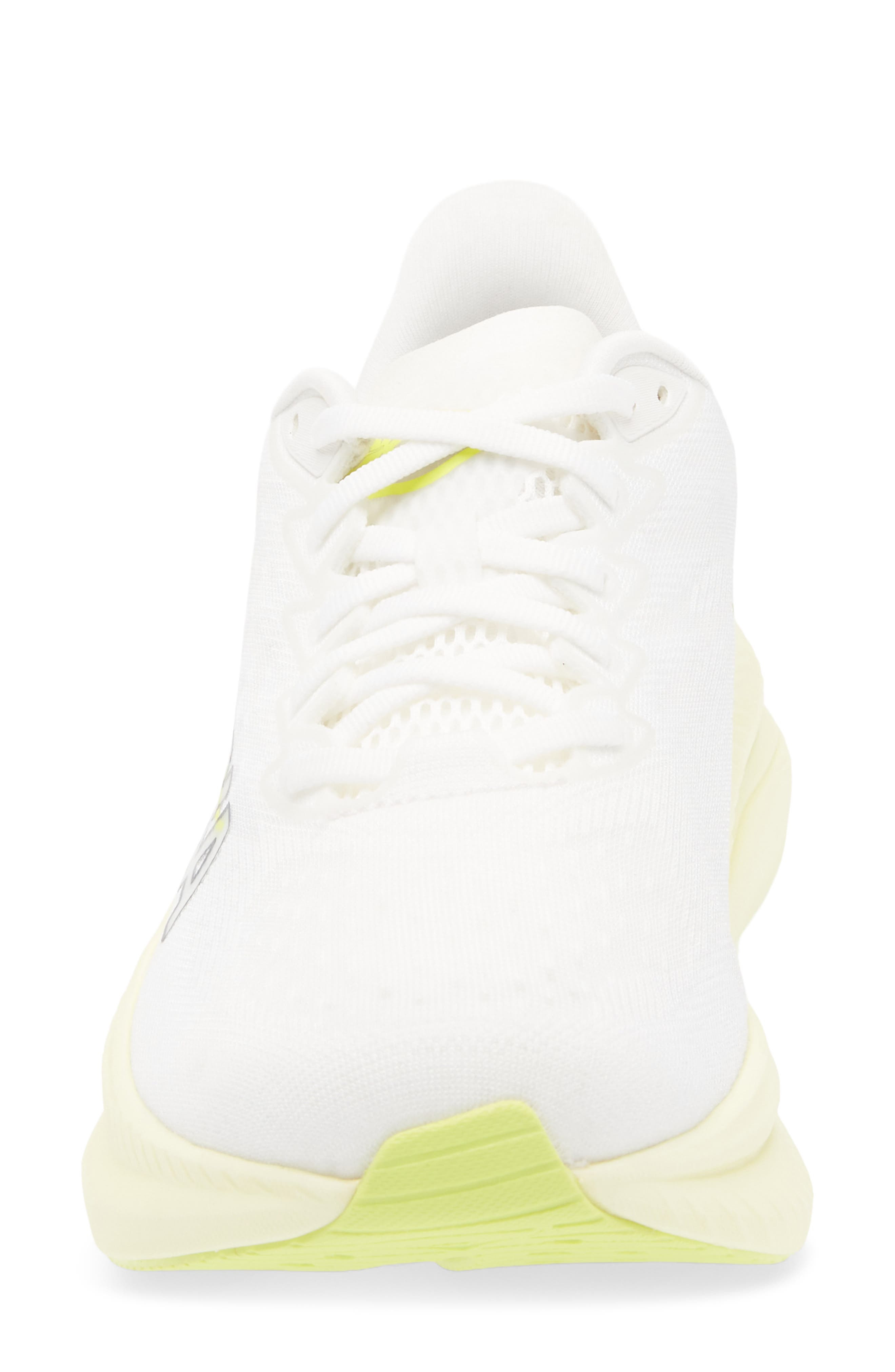 HOKA Mach 6 Running Shoe in White /Neon Hoka Citrus at Nordstrom - 4
