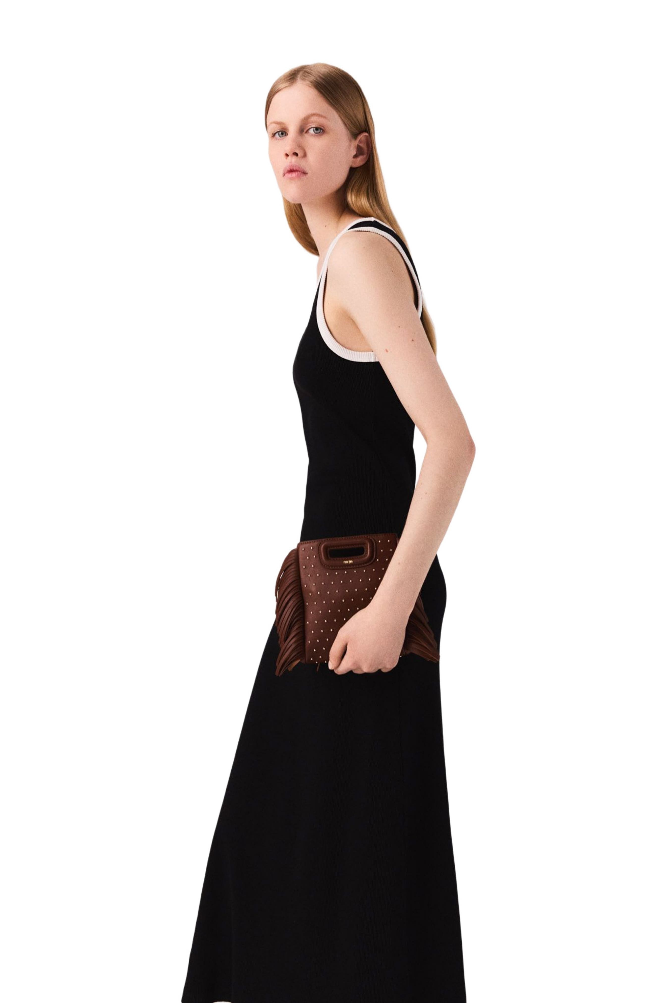 maje Jersey tank dress in Black at Nordstrom - 4