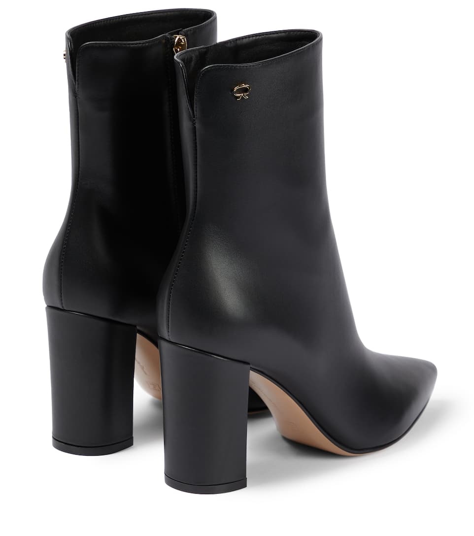 Piper 85 leather ankle boots - 3