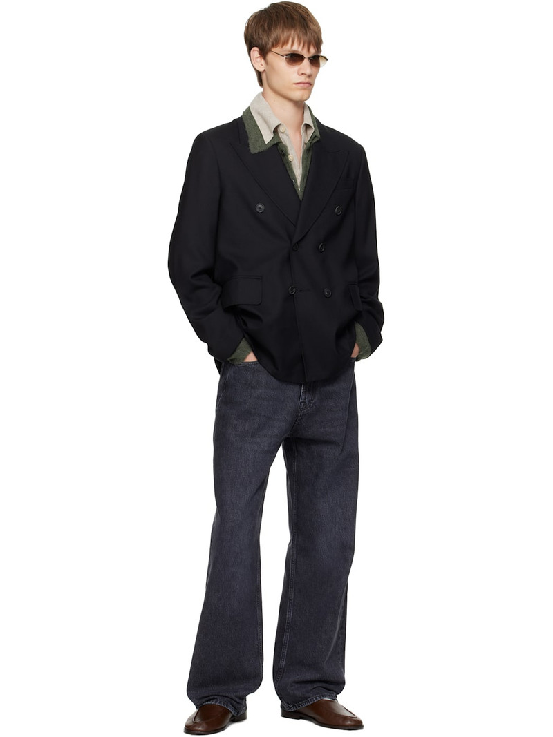 Our Legacy Black Unstructured DB Blazer outlook