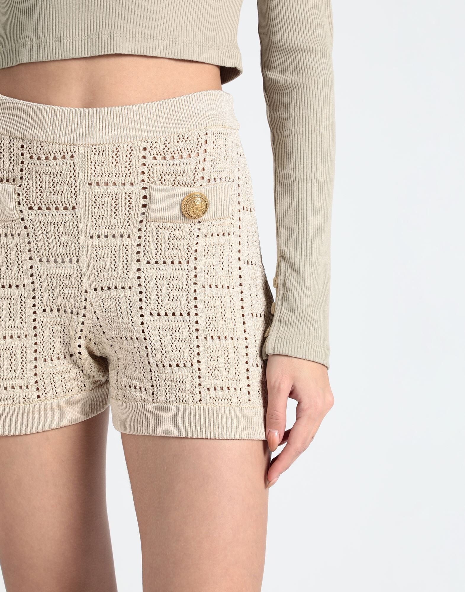 Beige Women's Shorts & Bermuda - 4