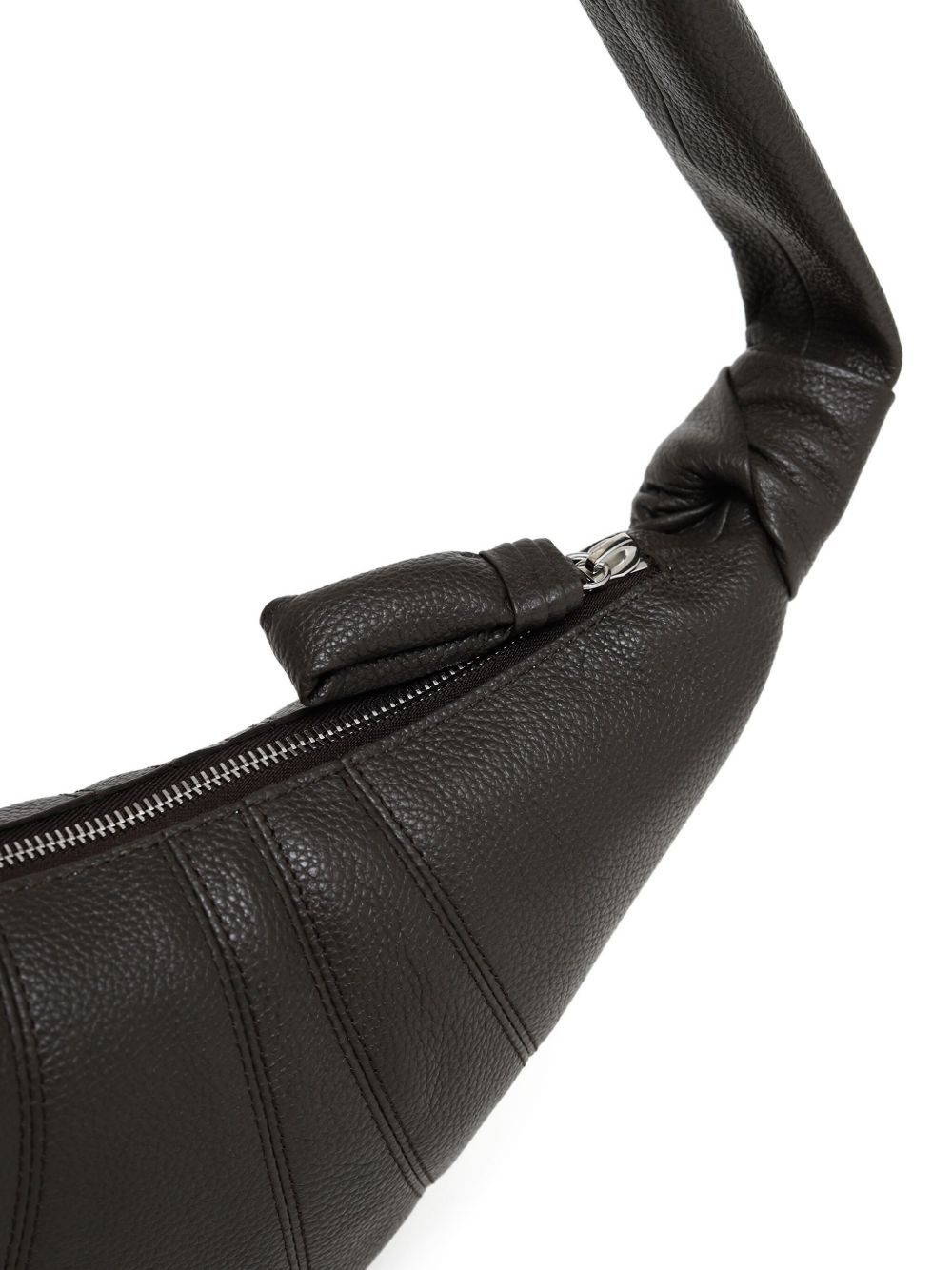Croissant leather shoulder bag - 3