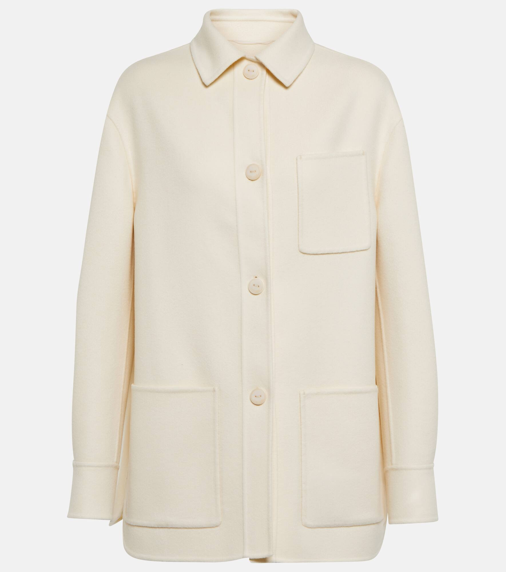 Larson cashmere shirt jacket - 1