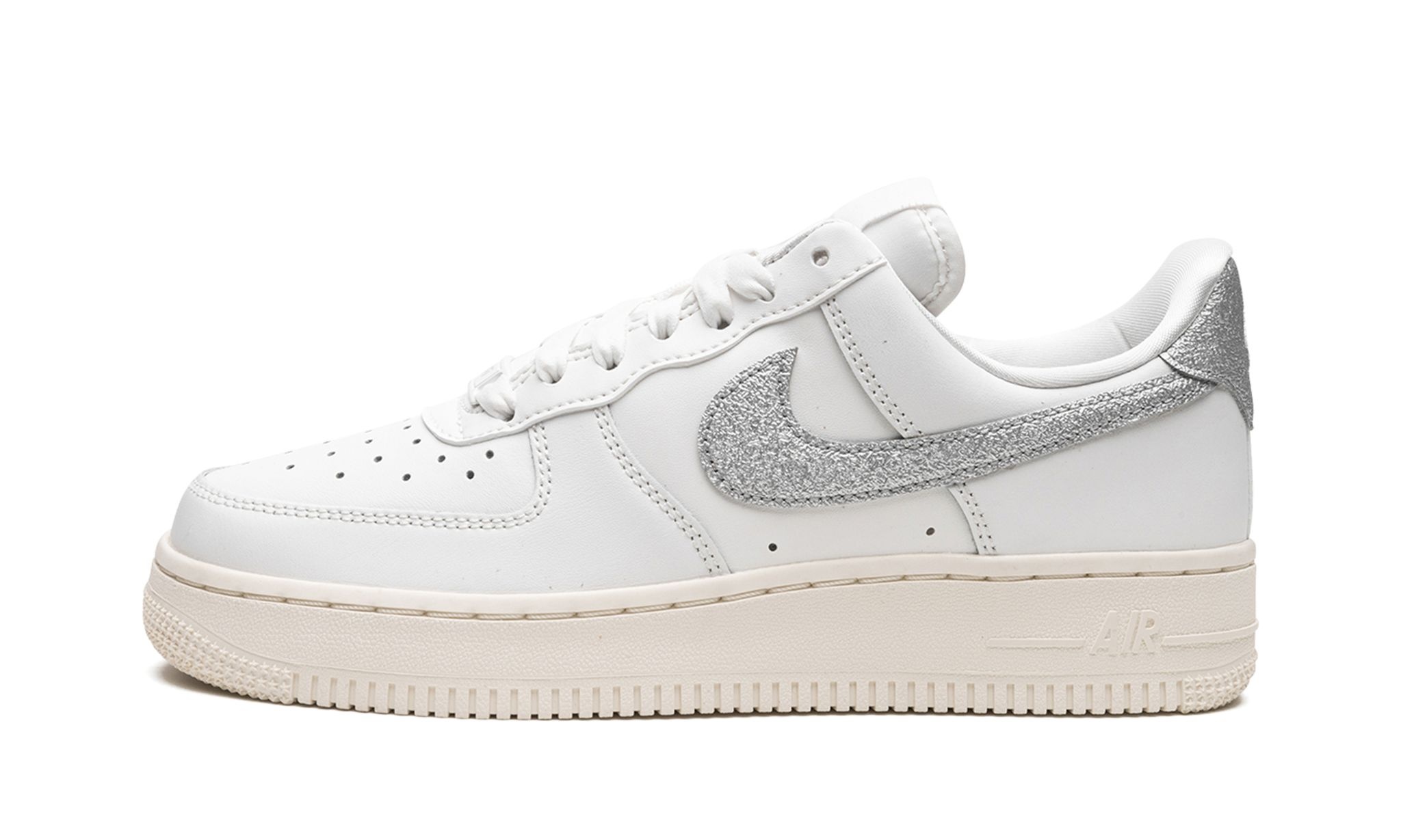 WMNS Air Force 1 '07 "Summit White Sail White Metallic Silver" - 1