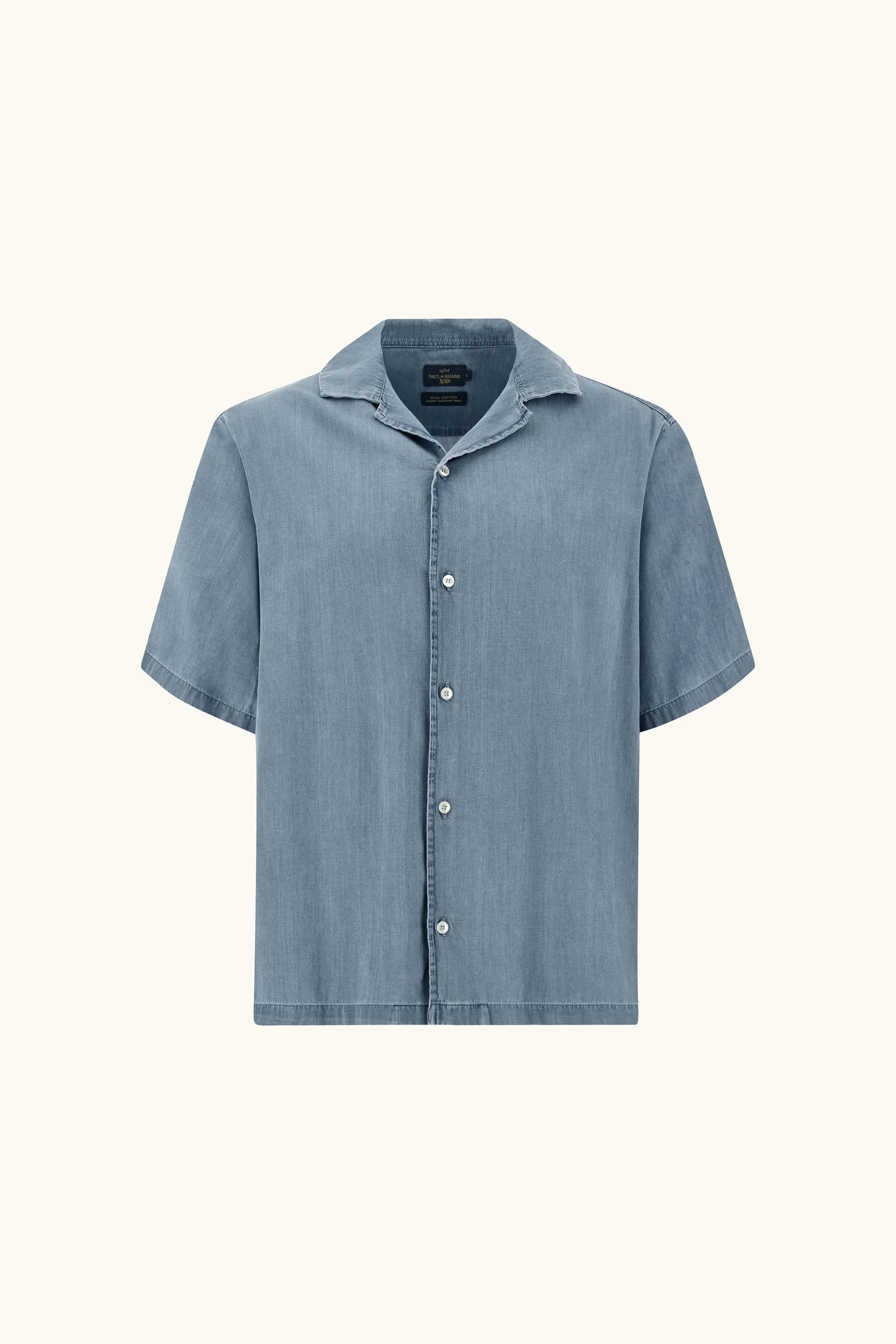 X‑SOFT SHIRT IN GIZA COTTON DENIM - 1