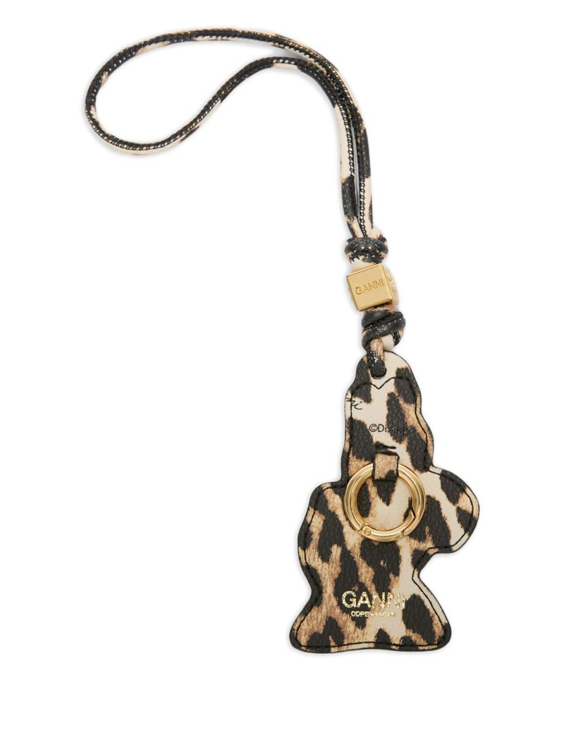 GANNI x Disney animal-print keyring outlook