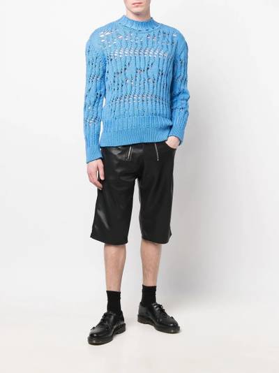 NAMACHEKO open-knit mock-neck jumper outlook