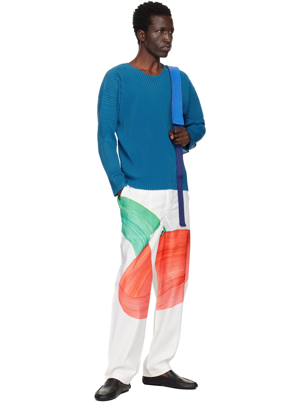 White Ronan Bouroullec Edition Drawing Press Trousers - 5