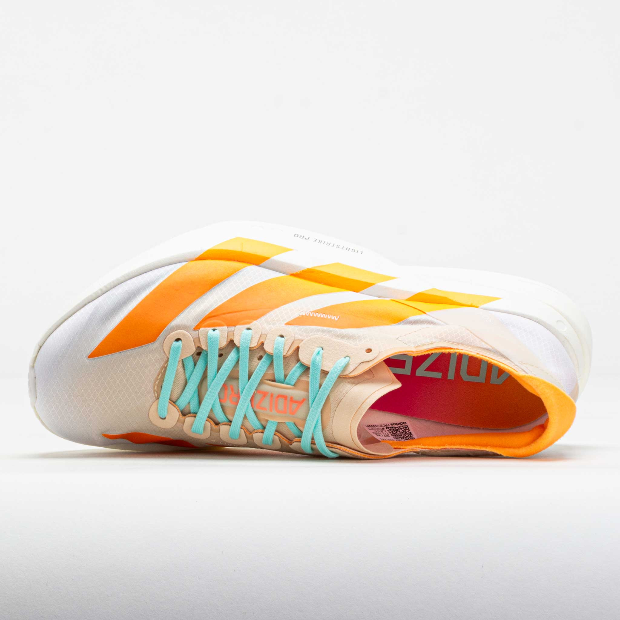 adidas Adizero Adios Pro 4 Women's Crystal Sand/Flash Orange/Aqua - 3