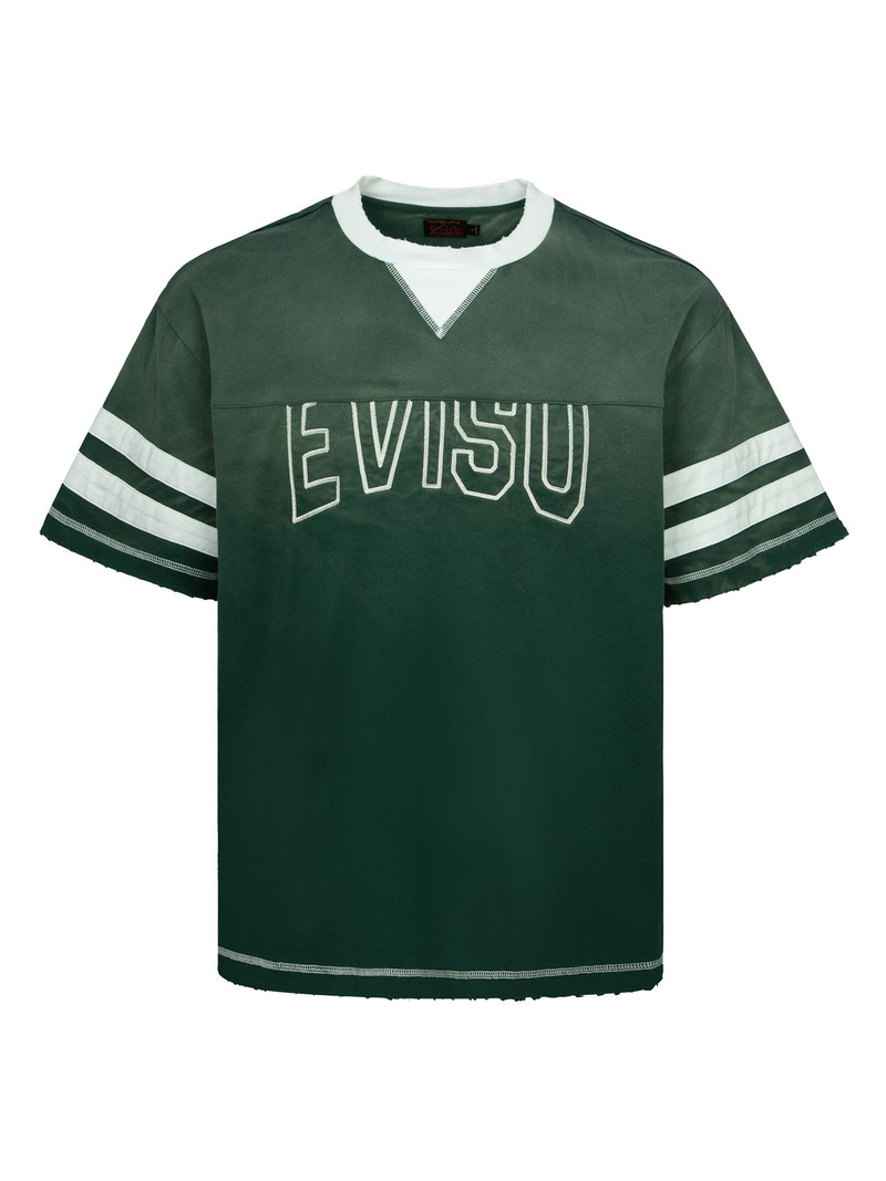 LOGO EMBROIDERY PANELING BOXY T-SHIRT 14