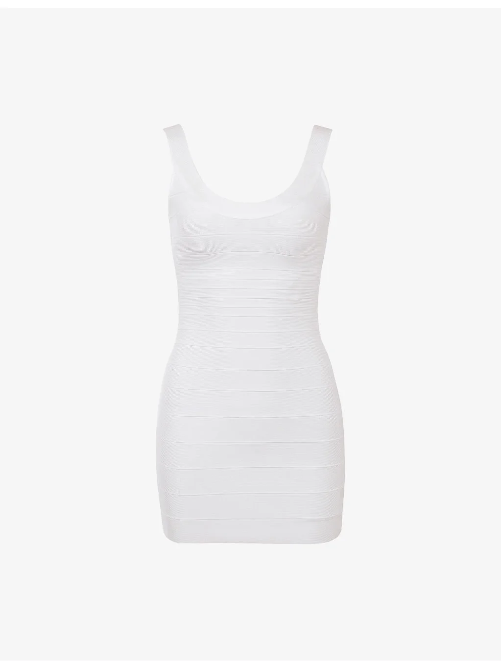 The OG Scoop-Neck Woven Bandage Mini Dress - 1