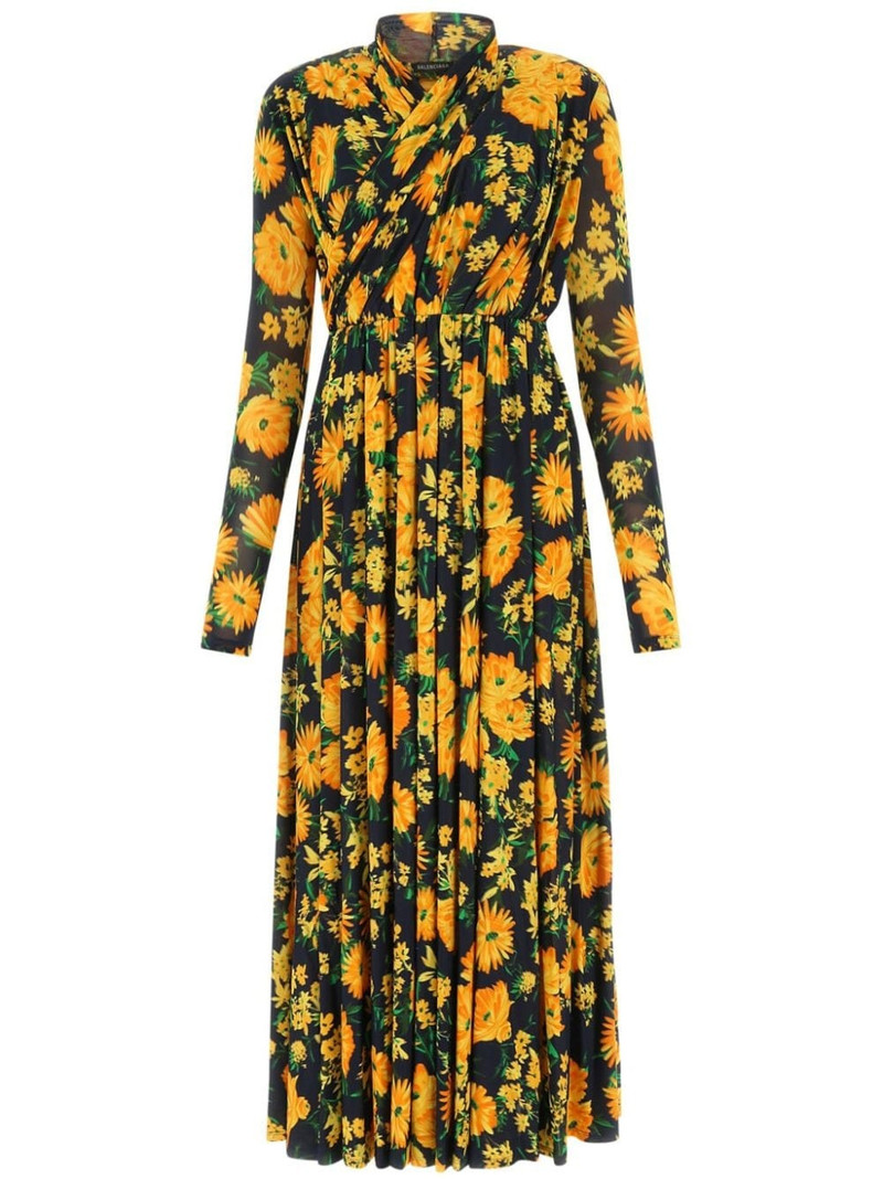 floral-print maxi dress 1