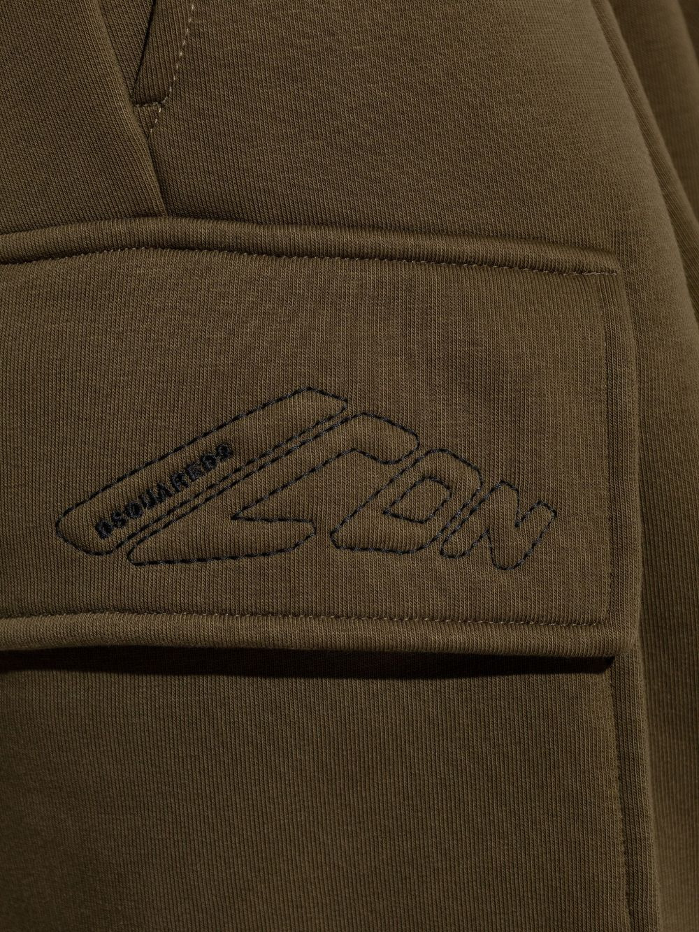pleated-front cargo trousers - 5