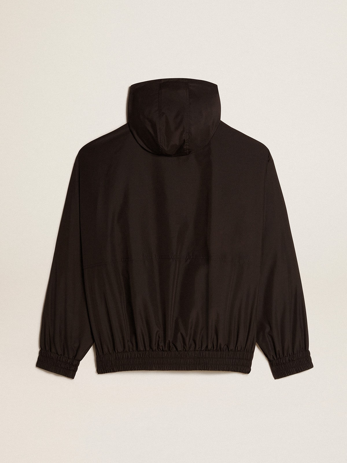 Black windbreaker with hood - 2