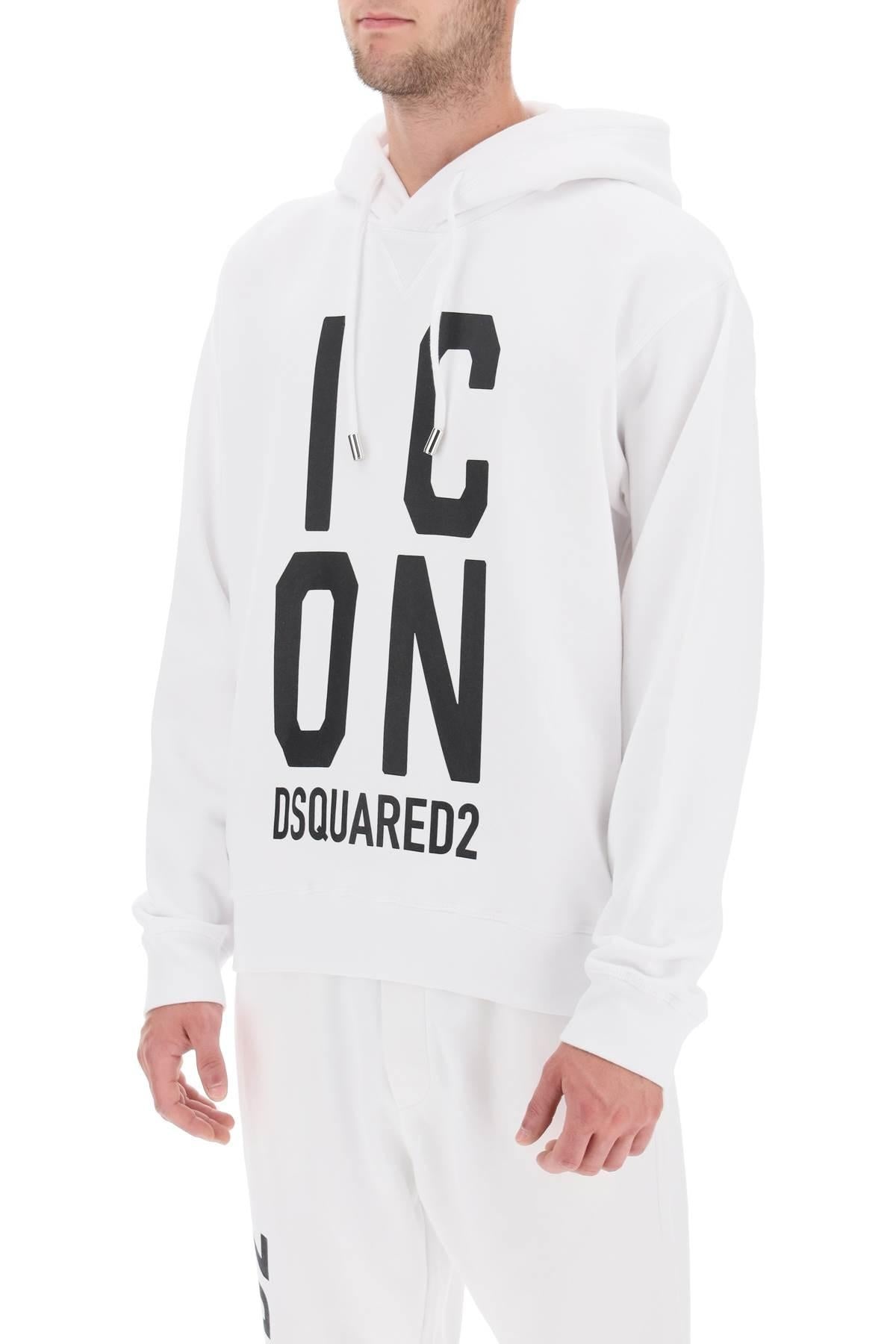 Dsquared2 'Icon Squared' Cool Fit Hoodie With Logo Print - 5