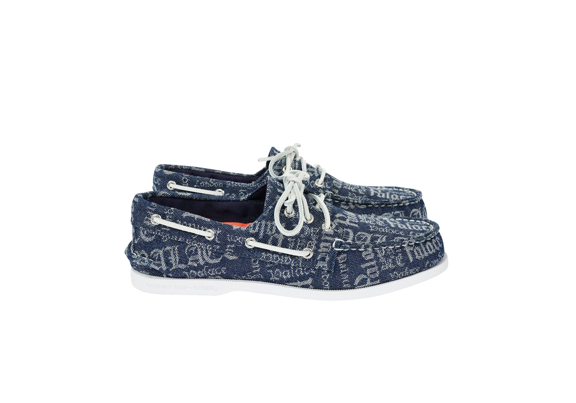 PALACE SPERRY CLOUD AUTHENTIC ORIGINAL 3 EYE DENIM BOATSHOE INDIGO - 2