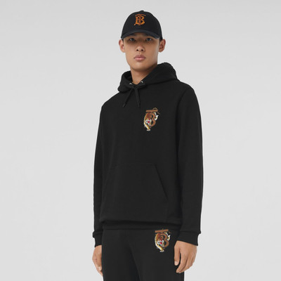 Burberry Tiger Graphic Cotton Hoodie outlook