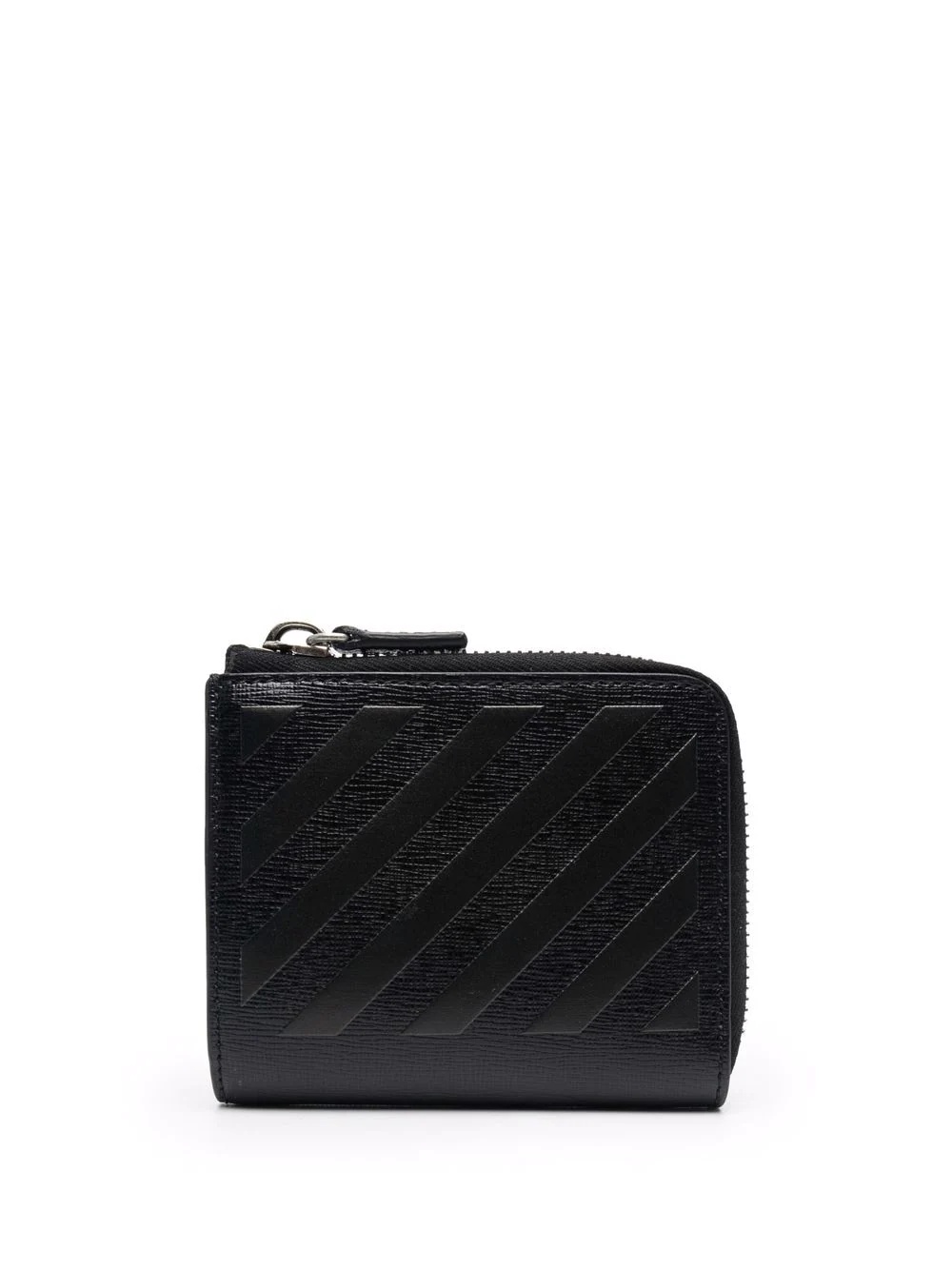 3D diagonal zip wallet - 1