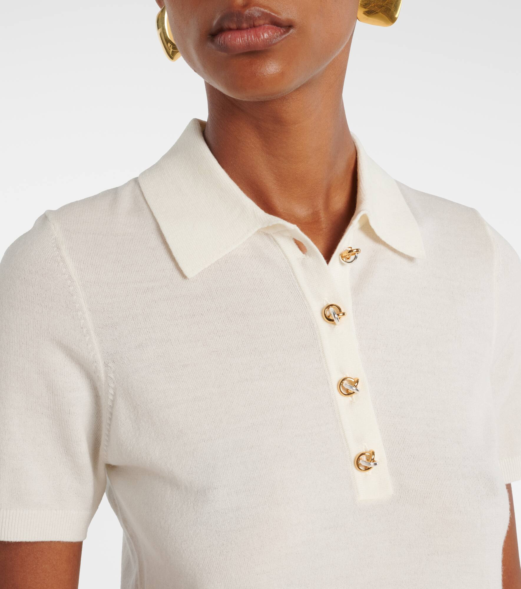 Nemo wool-blend polo shirt - 4