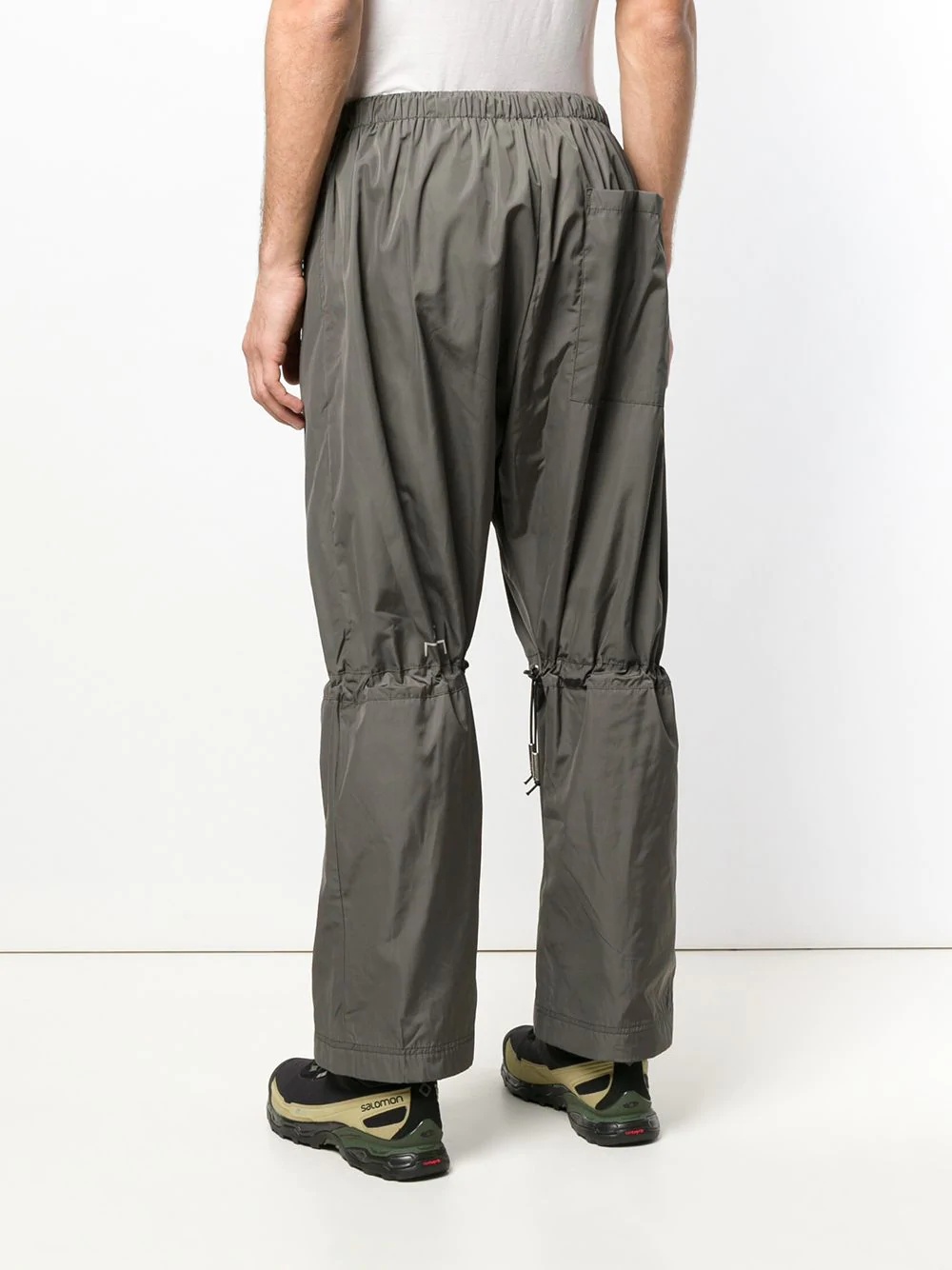 drawstring detail trousers - 4