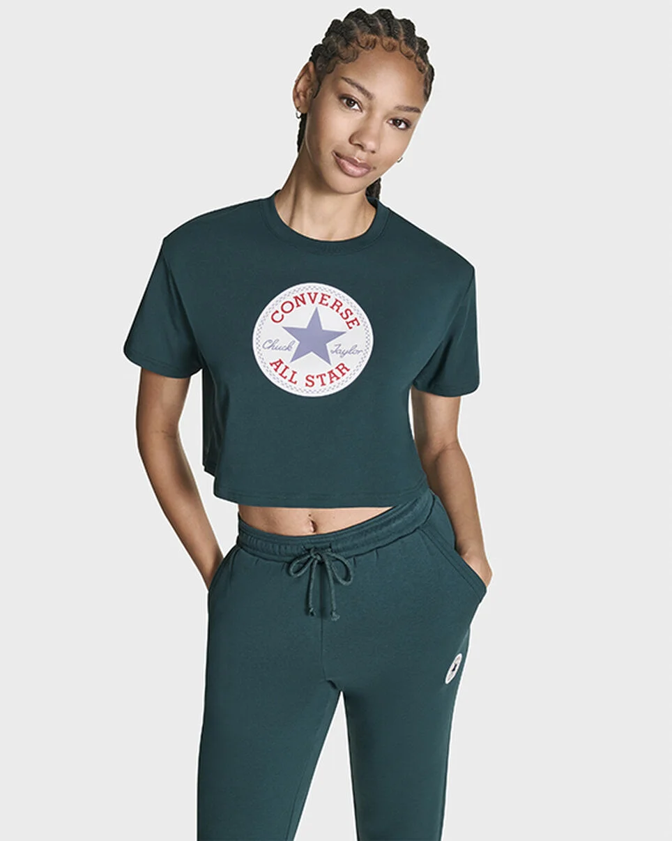 Chuck Taylor All Star Patch Cropped T-Shirt - 1