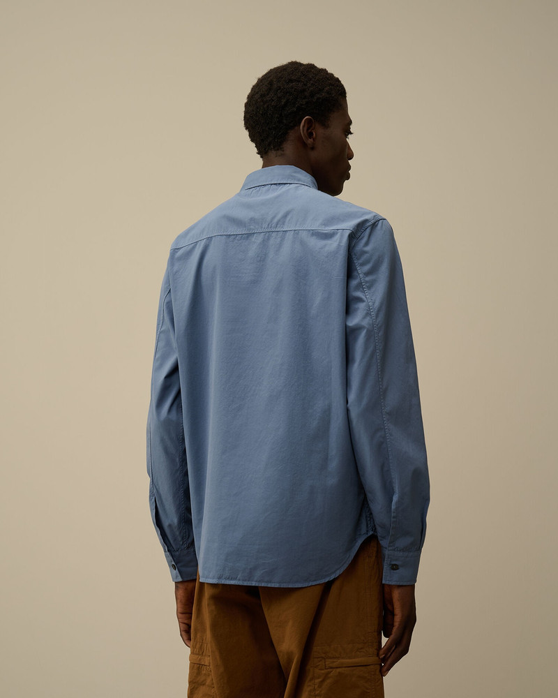 Emerized Popeline Buttoned Shirt 3