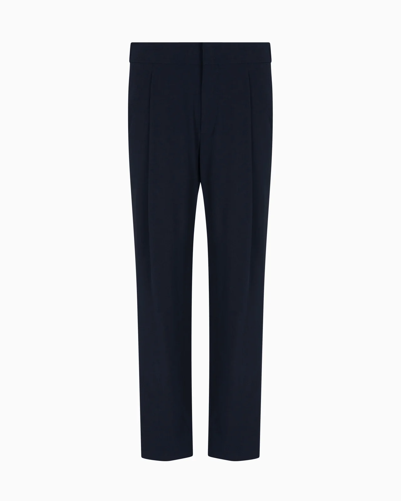 SINGLE-DART, WOOL-CRÊPE TROUSERS - 1